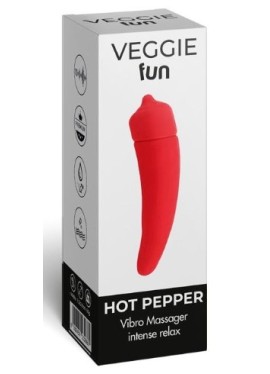 Vibrating veggie hot pepper - massaggiatore vibrante a forma di peperoncino 12 centimetri