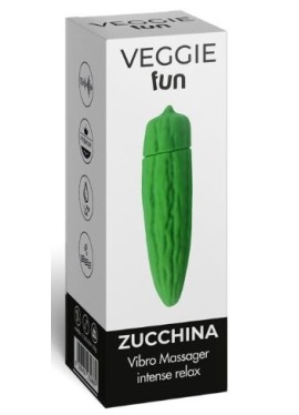 Vibrating veggie zucchina - massaggiatore vibrante a forma di zucchina 12 centimetri