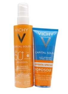 Vichy solare Cell Protect spf 50+ 200 millilitri + doposole omaggio 100 millilitri