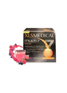 XLS Medical Multi-7 drink 60 bustine - dispositivo medico per trattamento e prevenzione del sovrappeso