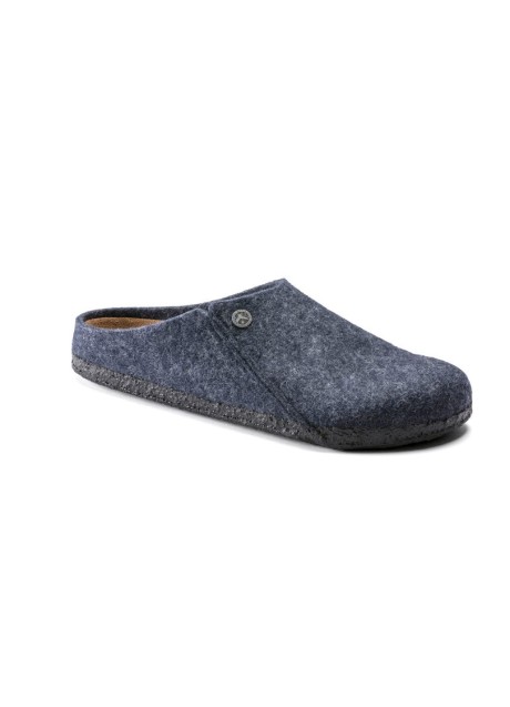 Birkenstock Zermatt - pantofola in feltro di lana - colore blu scuro - misura 46