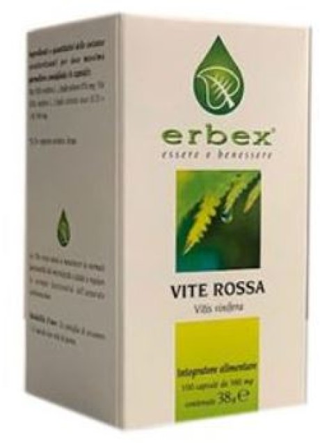 VITE ROSSA 100CPS 380MG ERBEX