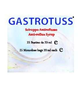 Gastrotuss sciroppo per il trattamento del reflusso gastrico - 25 buste