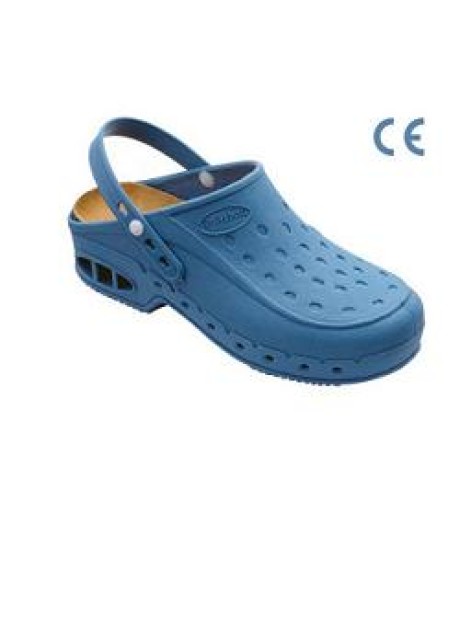 NEW WORK FIT B/S TPR UNISEX LIGHT BLUE REMOVABLE INSOLE AZZURRO 36