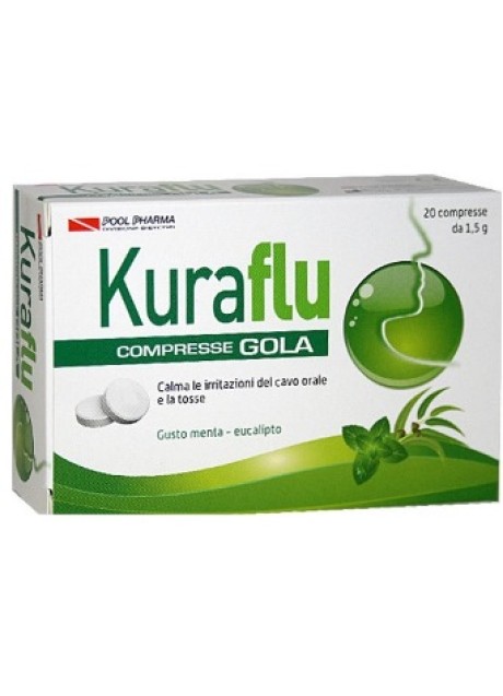 KURAFLU GOLA EUCALIPTO 20 COMPRESSE 1,5 G