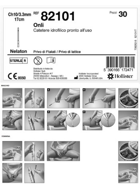 ONLI CATET IDROF 17CM CH10 30P