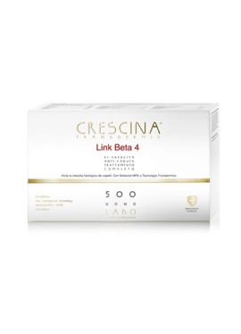 Crescina Link Beta 4 500 - trattamento completo uomo -10+10 fiale