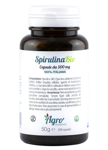 SPIRULINA BIO 100CPS AGR