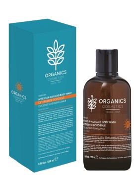 ORGANICS COSMETICS AFTER SUN HAIR AND BODY 250 ML