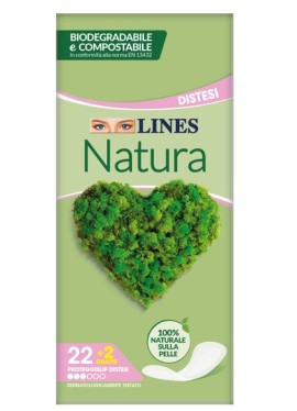 LINES NATURA SALVASLIP DISTESO BIODEGRADABILI 22+2 PEZZI