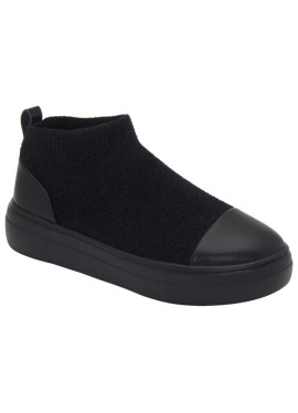 CALZATURA FREELANCE ANKLE BOOT TEXTILE+SYNTHETIC WOMAN BLACKTESSUTO + SIMILPELLE 37