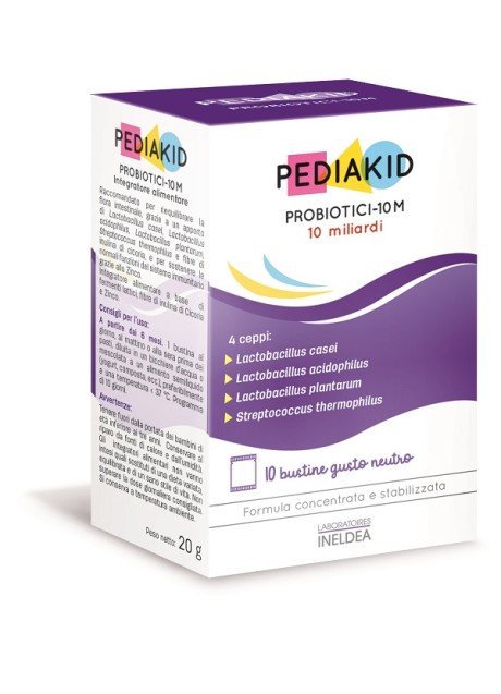 PEDIAKID PROBIOTICI 10M 10BUST