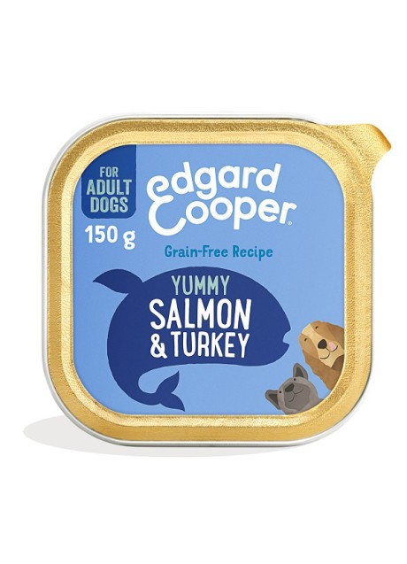 EDGARD&COOPER DOG EXPORT CUP SALMON & TURKEY 150 G