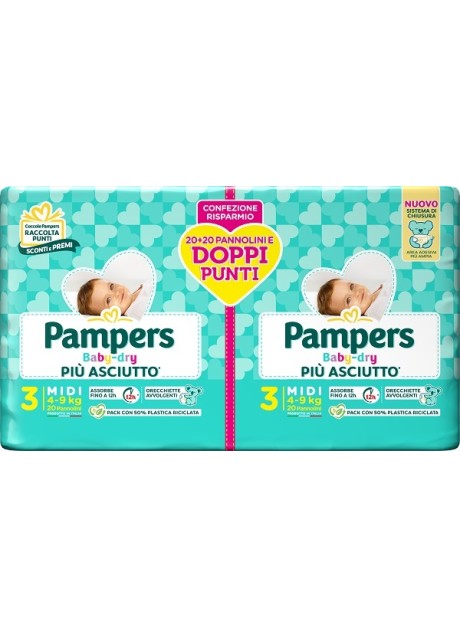 PAMPERS BD DUO DOWNCOUNT M 40P