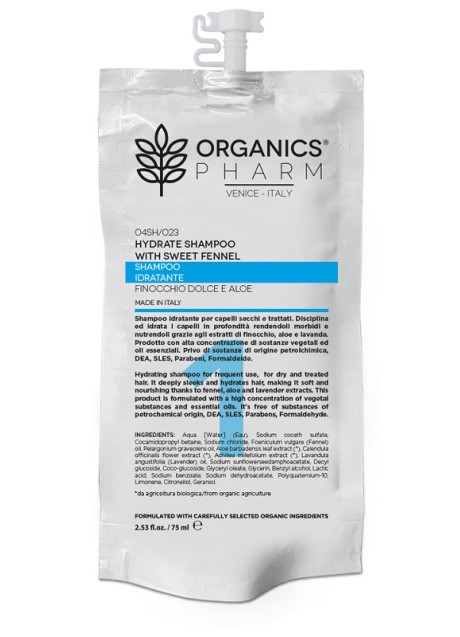 ORGANICS PHARM SHAMPOO IDRATANTE 75 ML