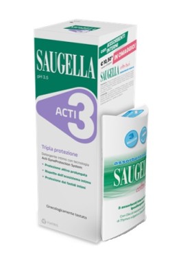 SAUGELLA ACTI3 250ML+ASSORBENT