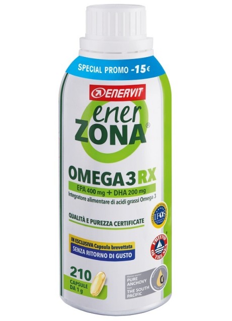 ENERZONA OMEGA 3 RX 210 CAPSULE DA 1 G TAGLIO PREZZO -15 EURO