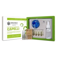 ORGANICS PHARM KIT RIEQUILIBRANTE CAPELLI SEBO CONTROL 1 SHAMPOO 150 ML + 6 FIALE DA 6 ML + SPAZZOLINA MASSAGGIO