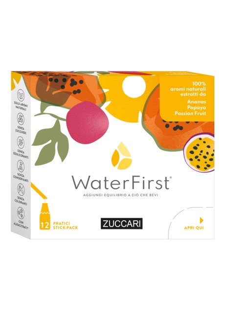 WATER FIRST ANANAS-PAPAYA-PASSION FRUIT 12 STICK PACK