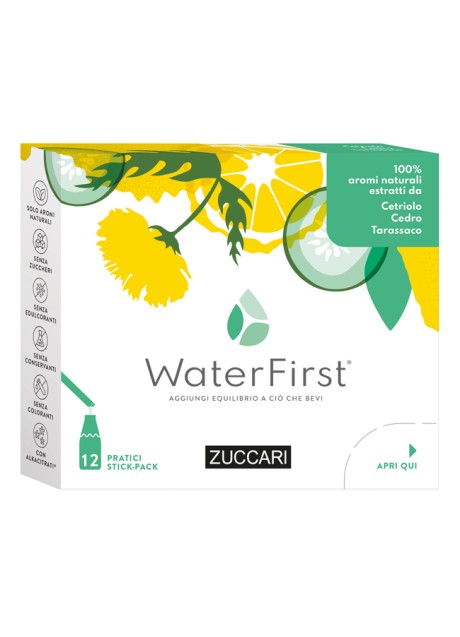 WATER FIRST CETRIOLO-CEDRO-TARASSACO 12 STICK PACK