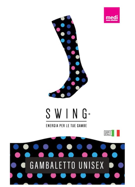 GAMBALETTO UNISEX POIS MEDI 15 MM HG 155023 TAGLIA MEDIUM