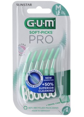 GUM SOFT PICK PRO MEDIUM 12PZ