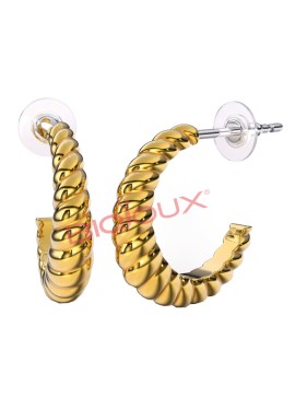 BJT266 ORECCHINI TWISTAGAIN GOLD PLATED