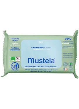 MUSTELA SALVIETTE COMPOST 60PZ