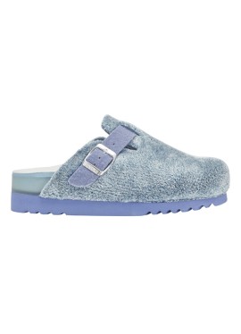 POPPY MICROFIBRE CIABATTA WOMAN LIGHT BLUE 37