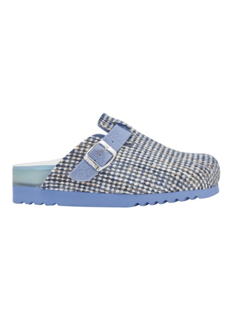 POPPY KNITTED TEXTILE CIABATTA WOMAN BLUE/MULTI 39