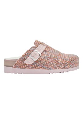 POPPY KNITTED TEXTILE CIABATTA WOMAN PINK/MULTI 39