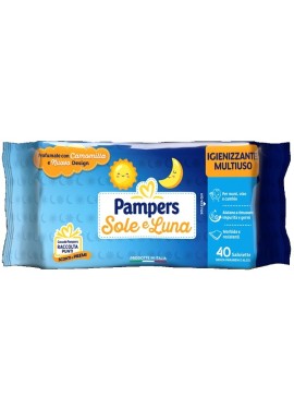 PAMPERS WIPES SOLE&LUNA 40PZ