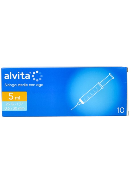 ALVITA SIRINGHE 5ML G23 10PZ