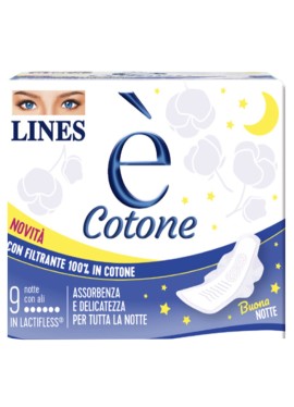 LINES E' COTONE NOTTE 9PZ