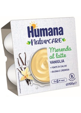 HUMANA MERENDA VANIGLIA 4 VASETTI DA 100 G