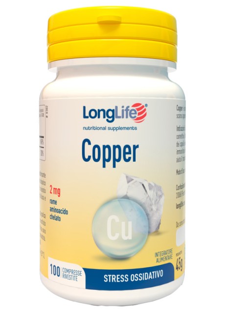 LONGLIFE COPPER 2MG 100CPR RIV