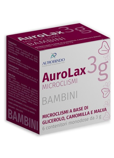 AUROLAX MICROCLISMI BAMBINI 6P