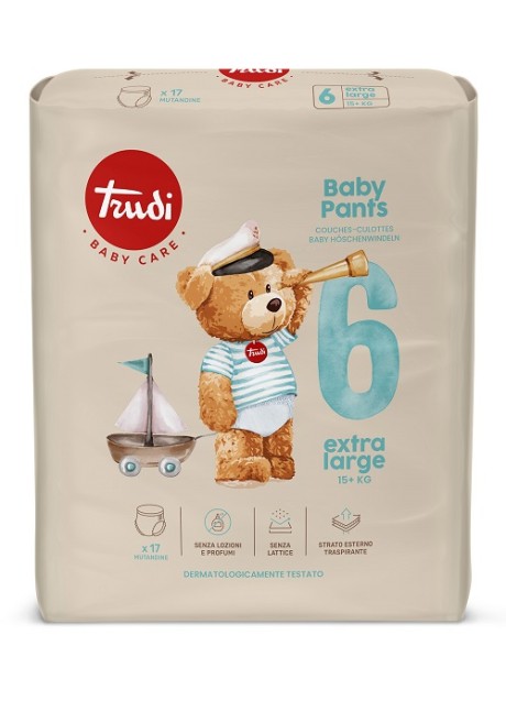 TRUDI BABY PANTS XL 15+KG 17PZ