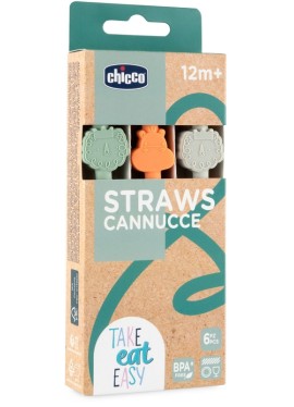 CHICCO CANNUCCE SILICONE 12 MESI+