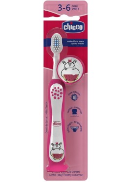 Spazzolino rosa chicco - 3-6 anni