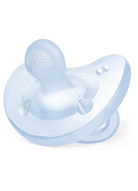 CHICCO GOMMOTTO SILICONE AZZURRO 2-6 MESI 1 PEZZO