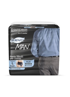 SERENITY MAN PANTS BLACK M 12P