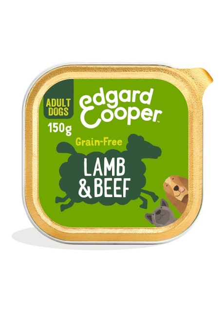 EDGARD&COOPER DOG E ADULT LAMB BEEF 150 G