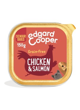 EDGARD&COOPER DOG E SENIOR CHICKEN SALMON 150 G