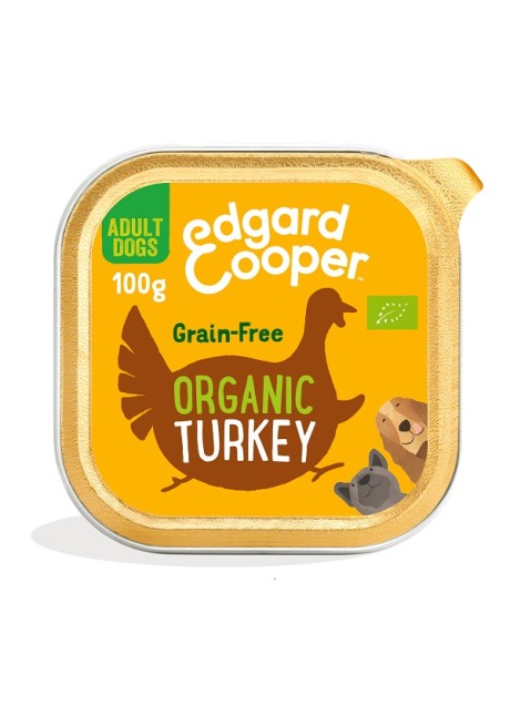 EDGARD&COOPER DOG E ADULT ORGANIC TURKEY 100 G