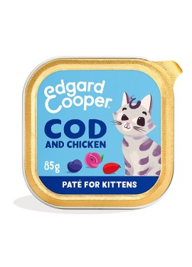 EDGARD&COOPER CAT EXPORT CUP KITTEN MSC COD&CHICKEN 85 G