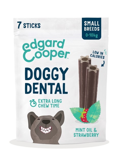 EDGARD&COOPER DOG DENTAL STRAWBERRY MINT SMALL