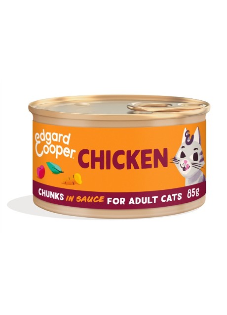 EDGARD&COOPER CAT EXPORT ADULT CHUNKS CHICKEN 85 G