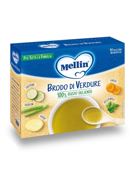 MELLIN BRODO DI VERDURE 10X8G