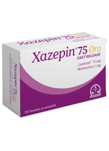 XAZEPIN 75 ORO FAST REL 20BUST